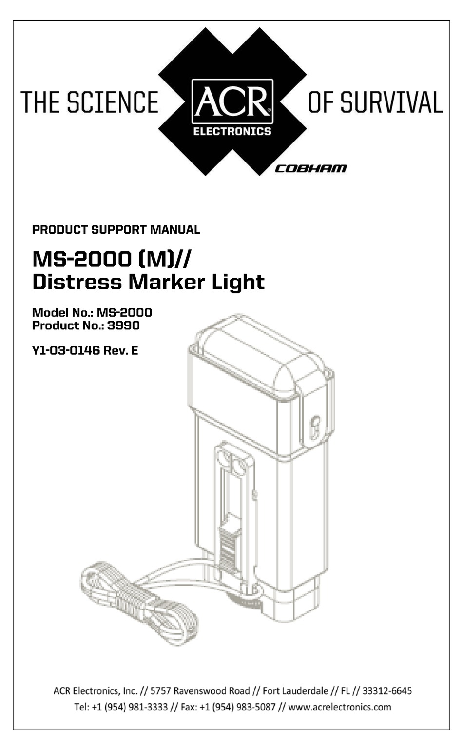 Acr Electronics Ms 00 M Product Support Manual Pdf Download Manualslib