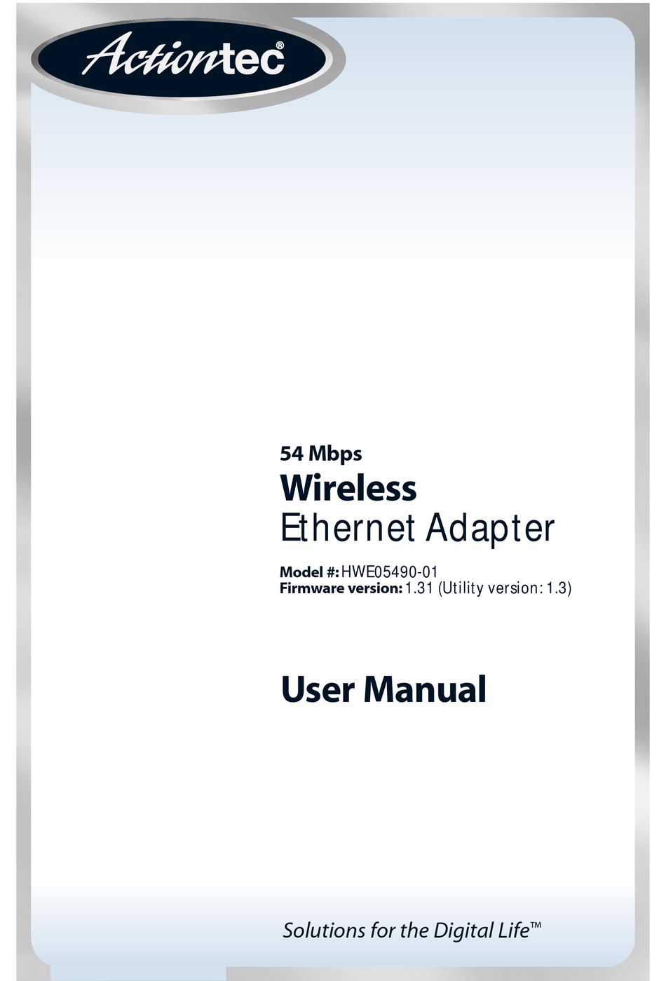 Actiontec Hwe05490 01 User Manual Pdf Download Manualslib 5165