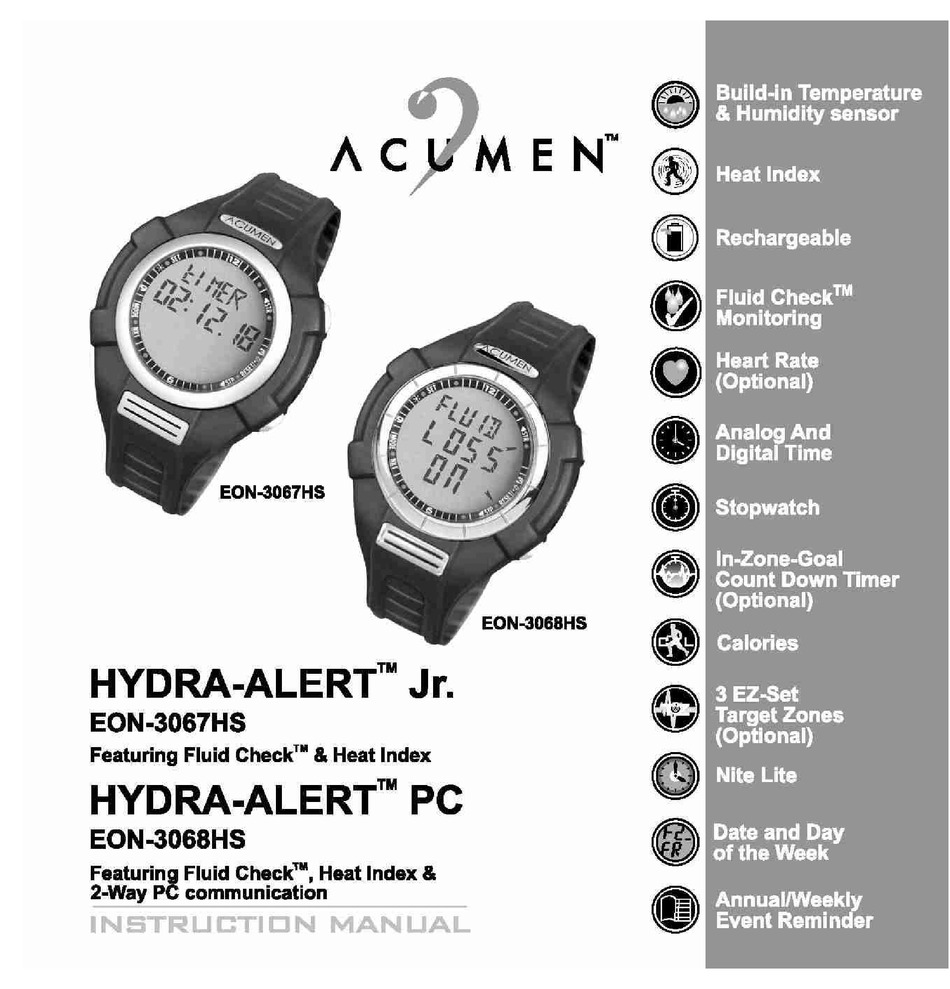 accutime digital watch instructions