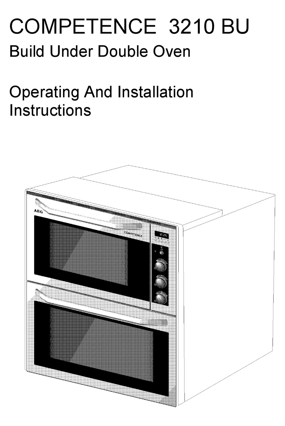 COMPETENCE 3210 BU OPERATING AND INSTALLATION INSTRUCTIONS Pdf Download |