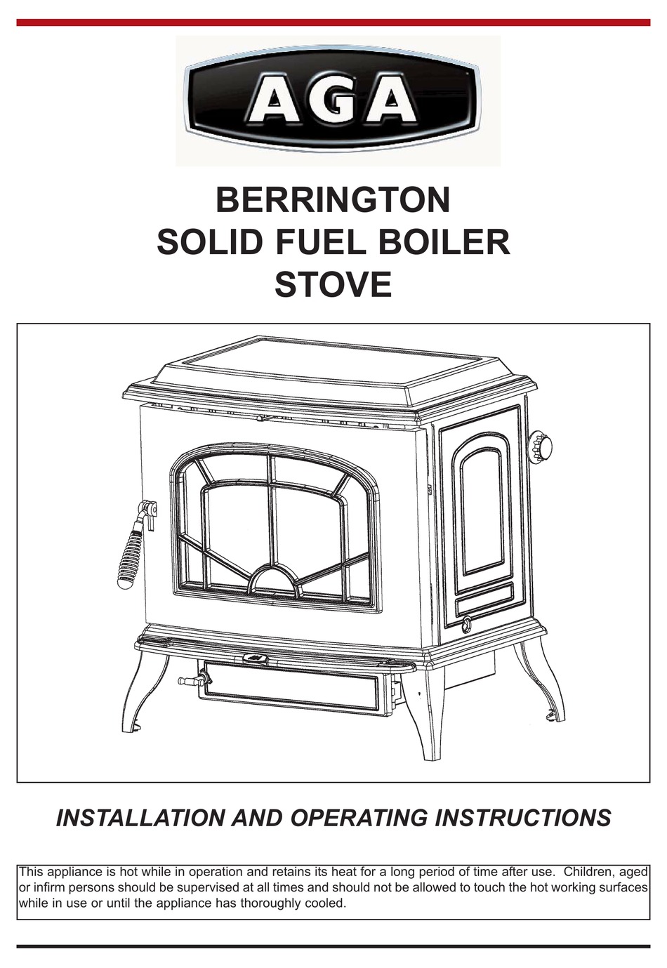 aga berrington stove