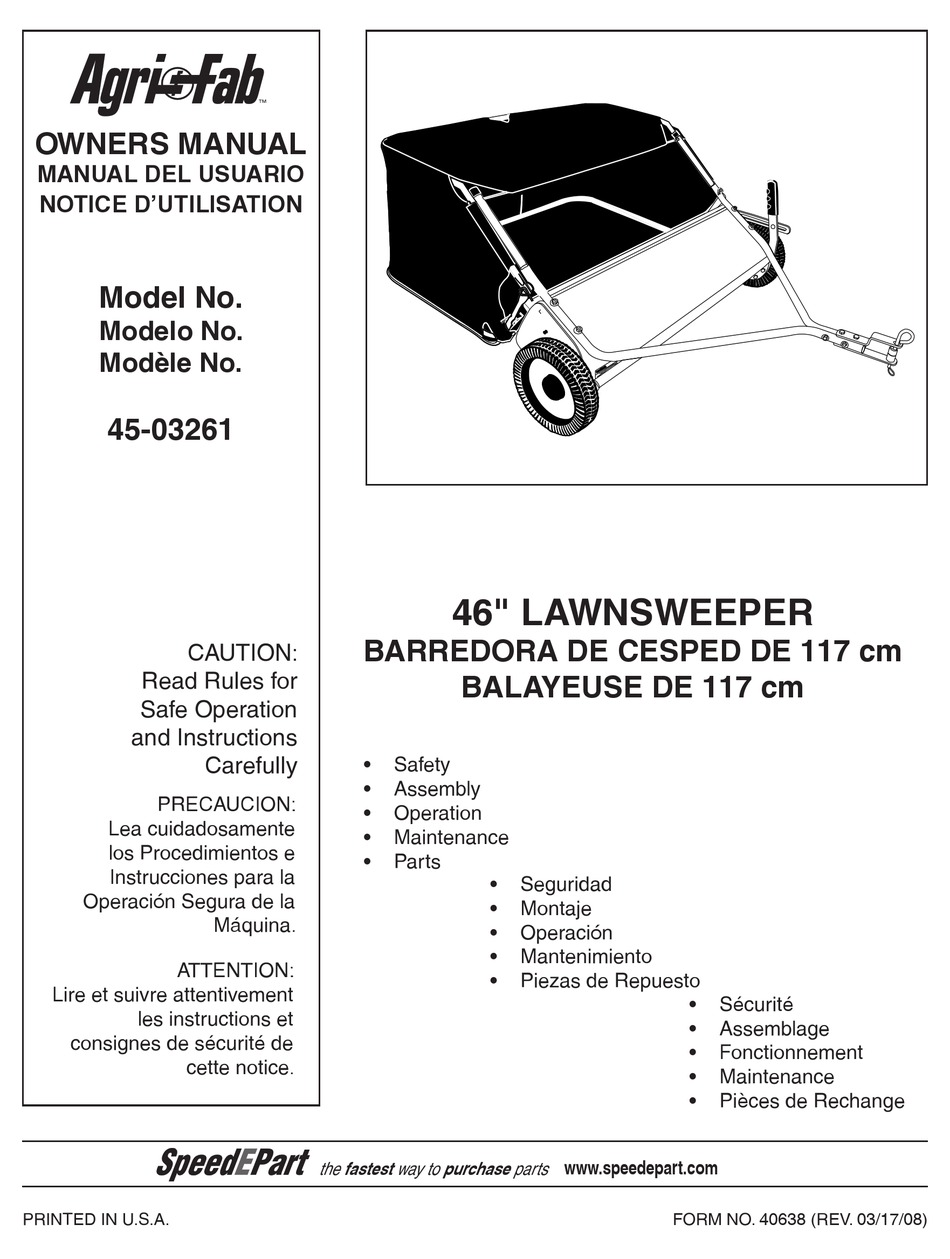 Agri-fab Lawn Sweeper Parts Diagram Discounted Deals | www ...