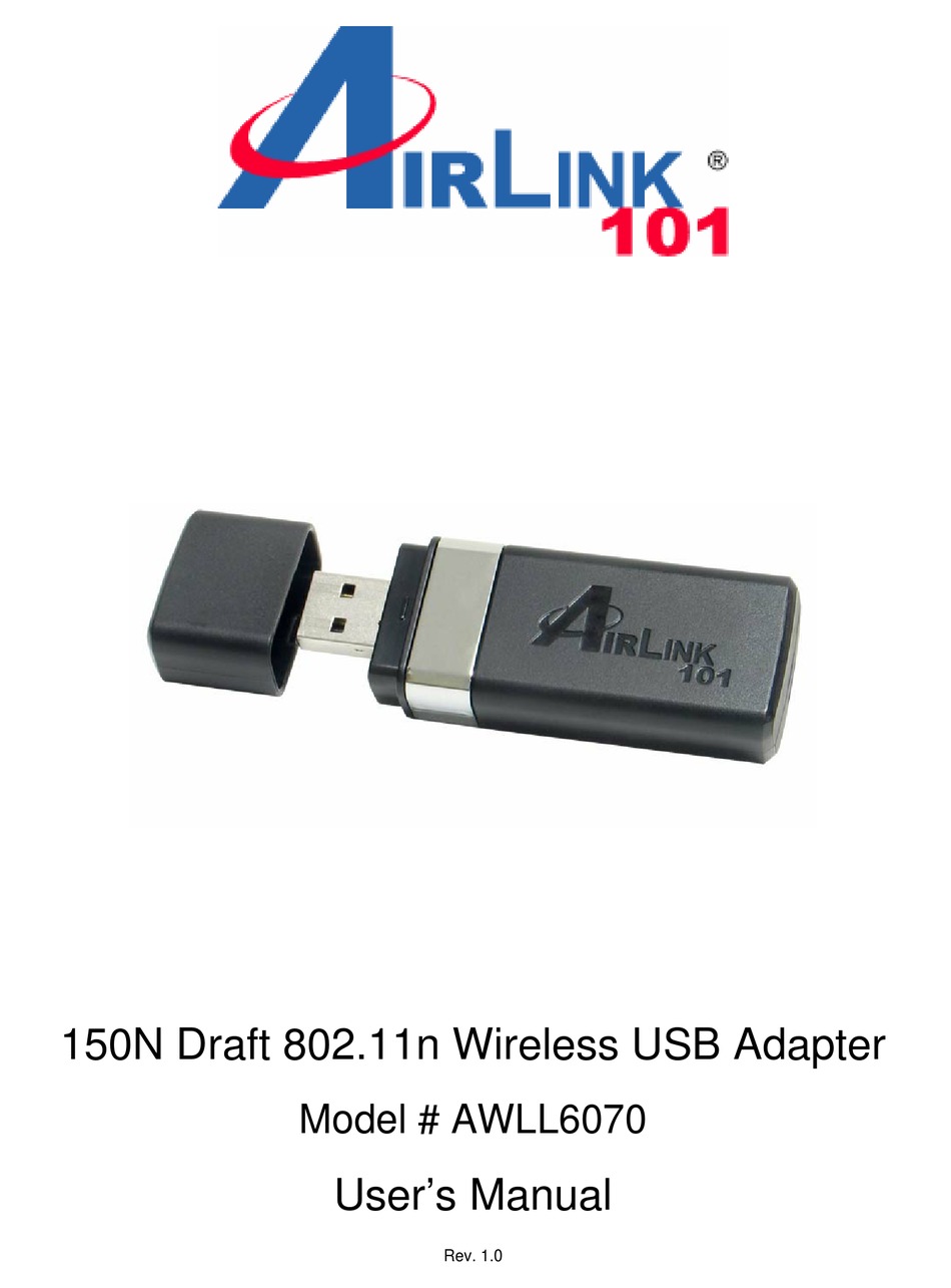 awlh6070 airlink101 wireless adapter windows 7