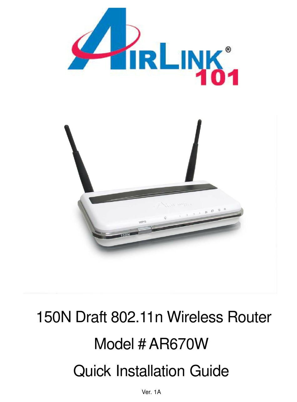 airlink 101 wireless n 300 green router setup download
