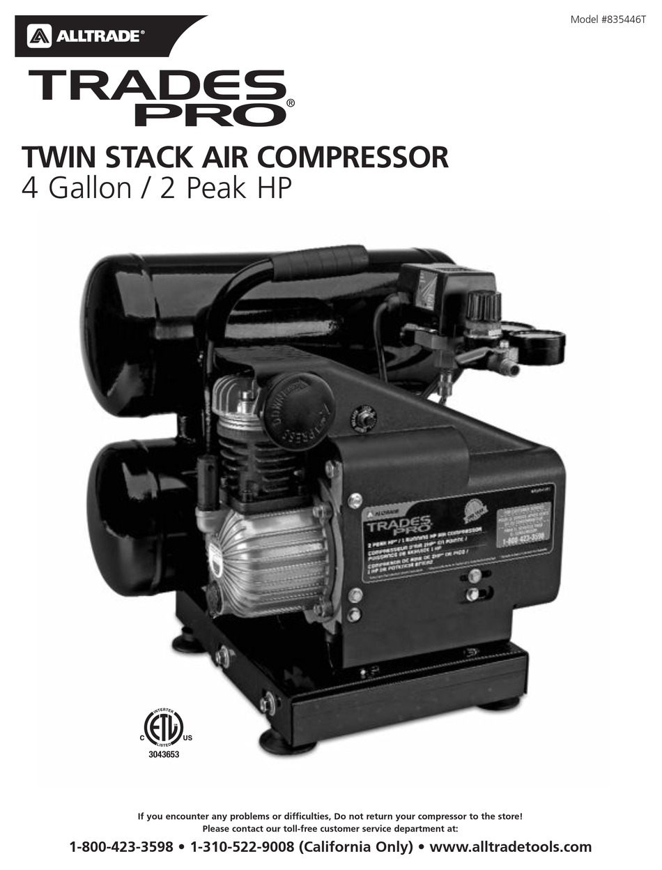 tradespro compressor 3.5