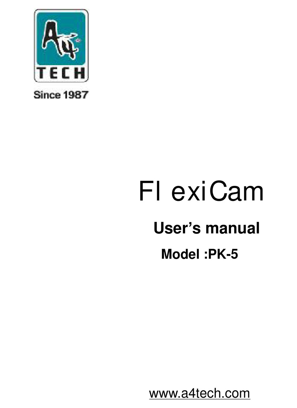a4 tech pk 5 web cam driver download