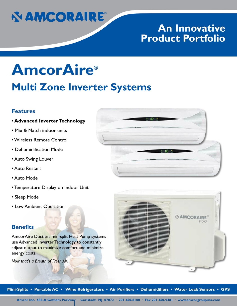 amcor mini split air conditioner