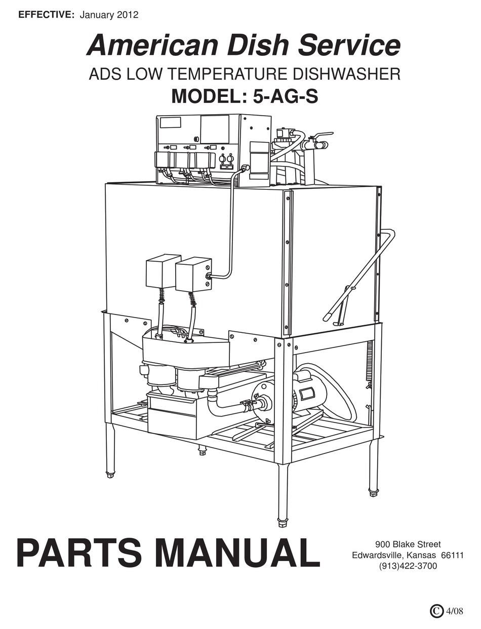 AMERICAN DISH SERVICE 5-AG-S PARTS MANUAL Pdf Download | ManualsLib | Ads Dish Machine Wiring Diagram | | ManualsLib
