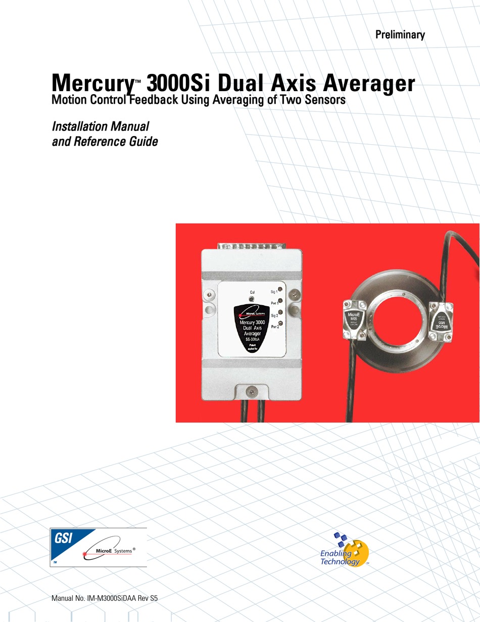 MicroE Systems Mercury 1000 analog output encoder 