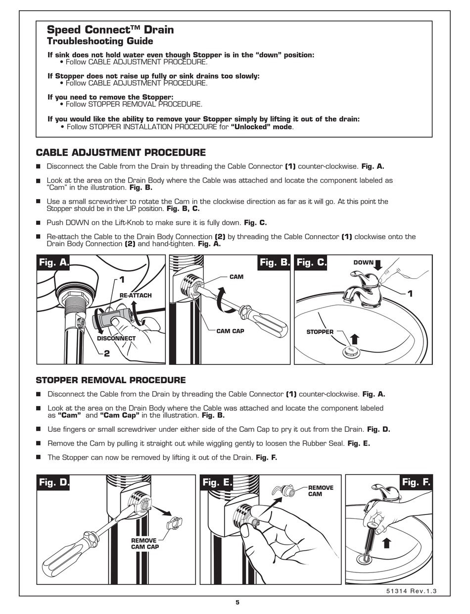 American Standard Bathroom Faucet Troubleshooting Manual Pdf Download Manualslib