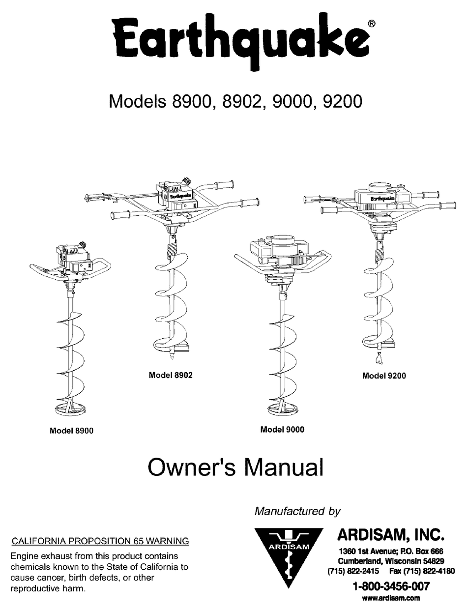 Tecumseh earthquake post on sale hole digger