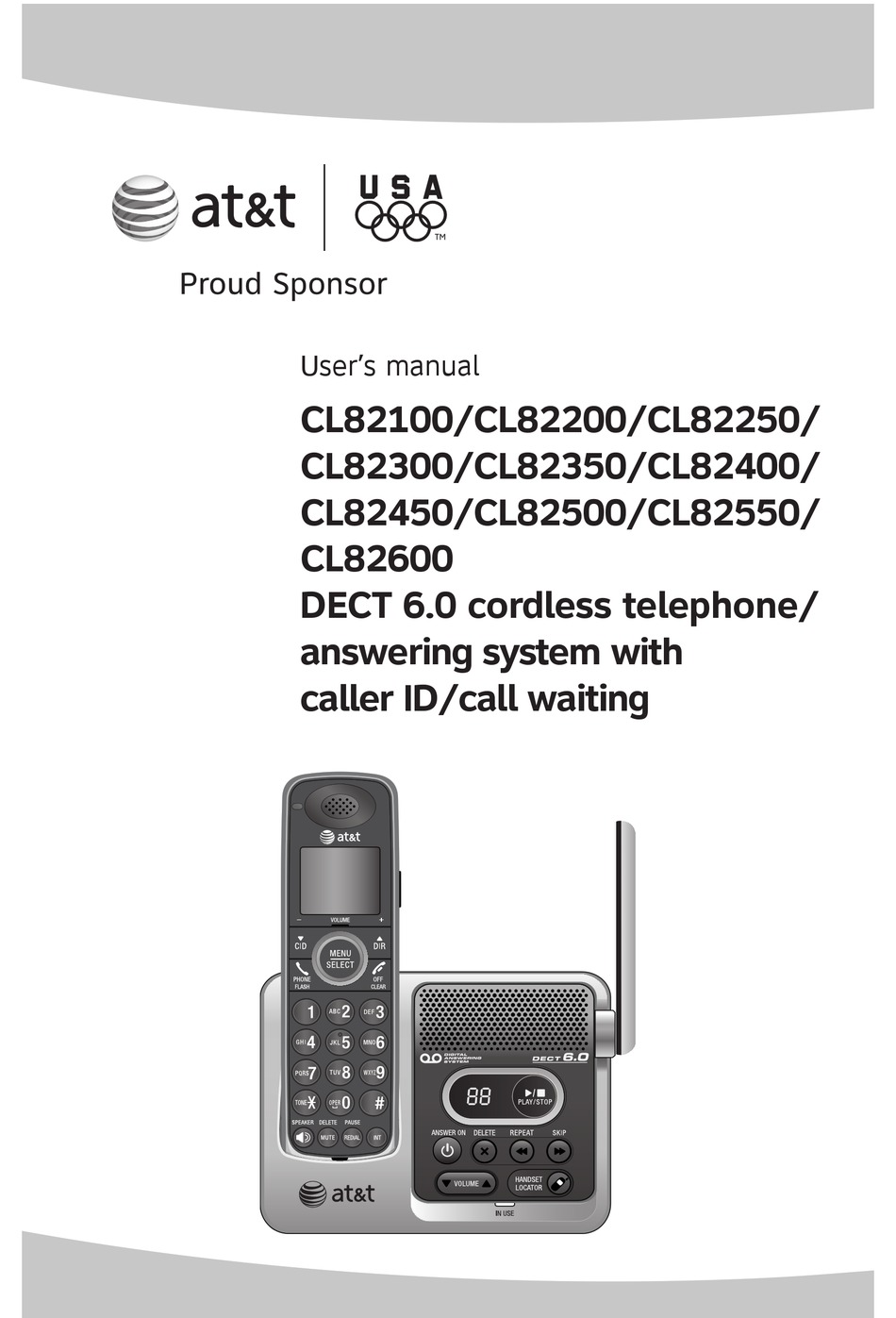 AT&T CL82450 USER MANUAL Pdf Download | ManualsLib
