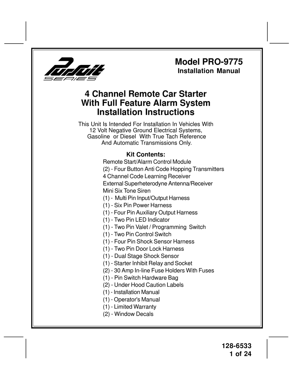 Audiovox Pursuit Car Alarm Wiring Diagram - Wiring Diagram