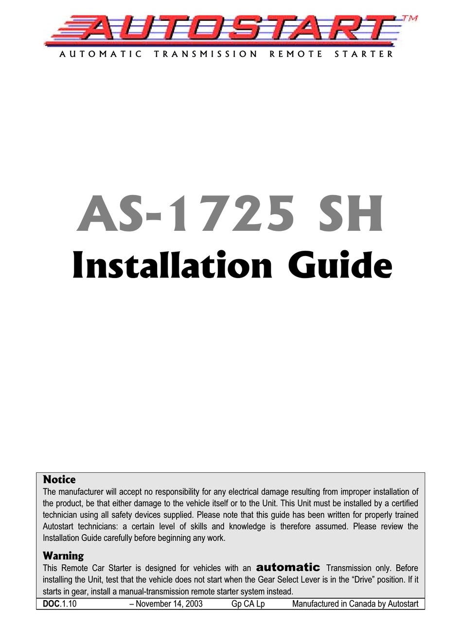 Resetting The Remote Car Starter; Events Logging; Events Playback - Autostart AS-1725 SH Installation Manual [Page 18] | ManualsLib