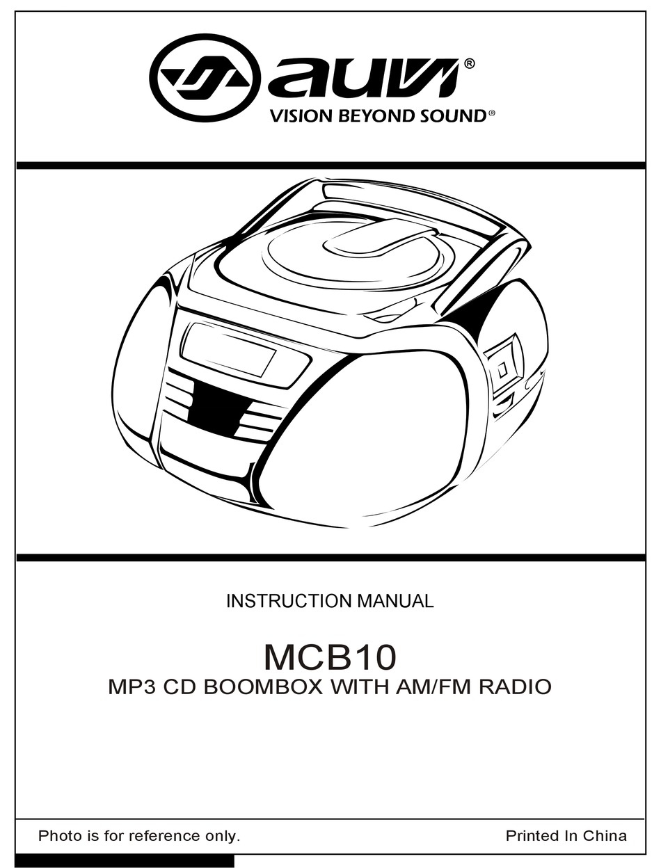AUVI MCB10 INSTRUCTION MANUAL Pdf Download ManualsLib