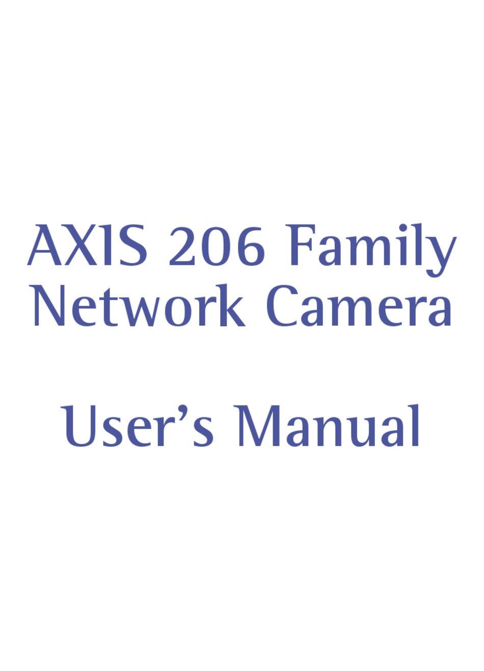 Axis 6 User Manual Pdf Download Manualslib