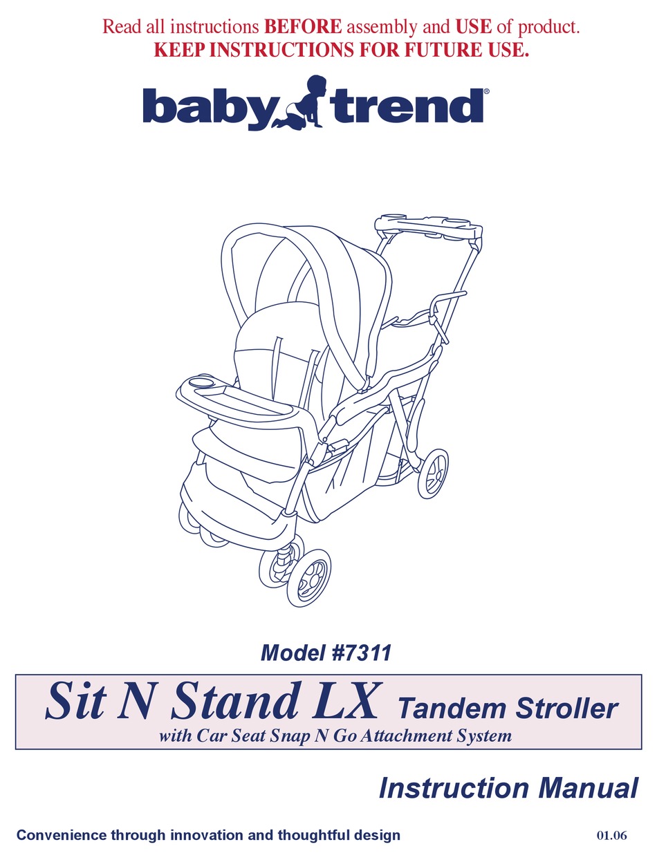 graco sit n stand double stroller instructions