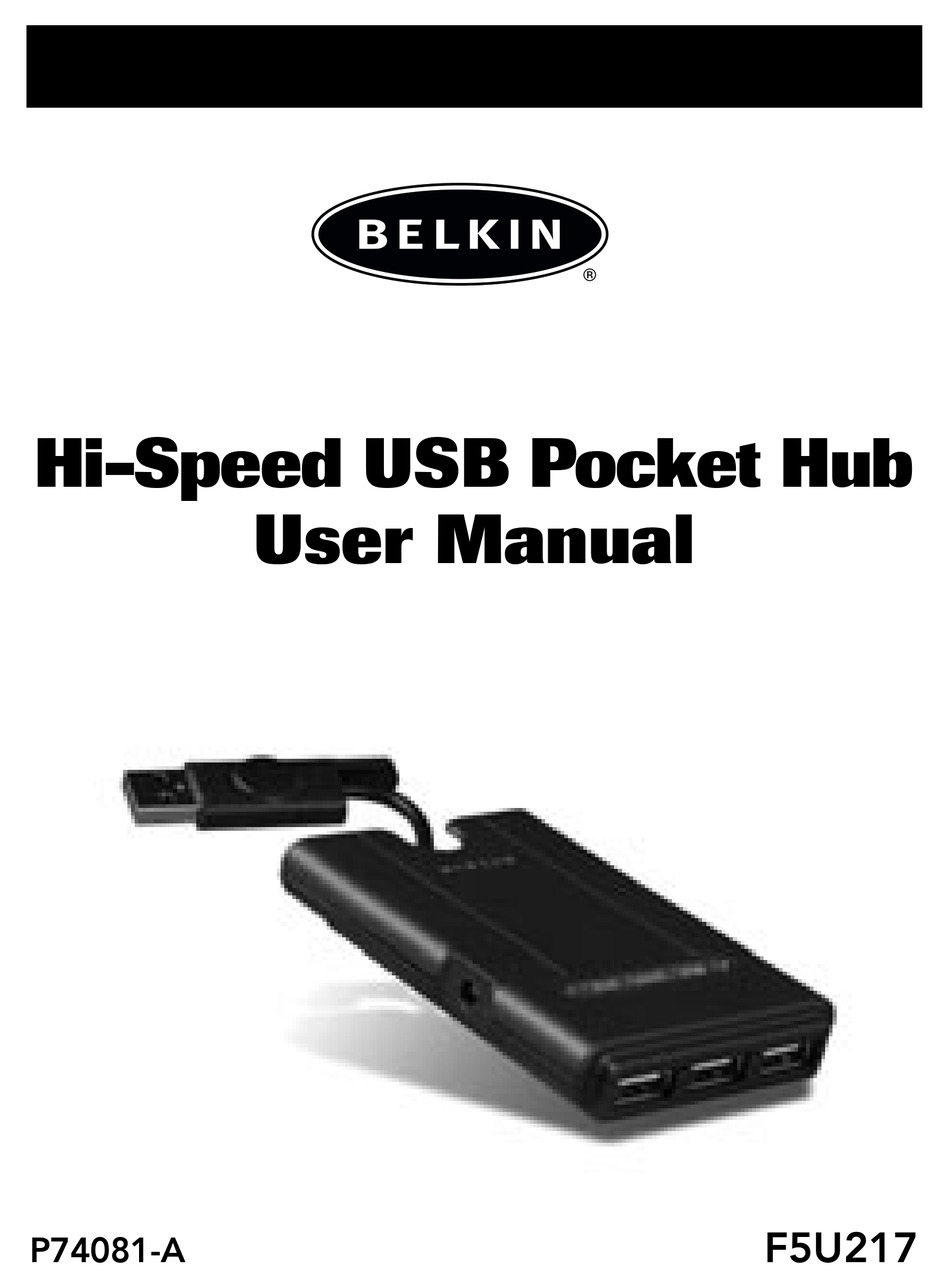 BELKIN P74081-A, F5U217 USER MANUAL Pdf Download | ManualsLib