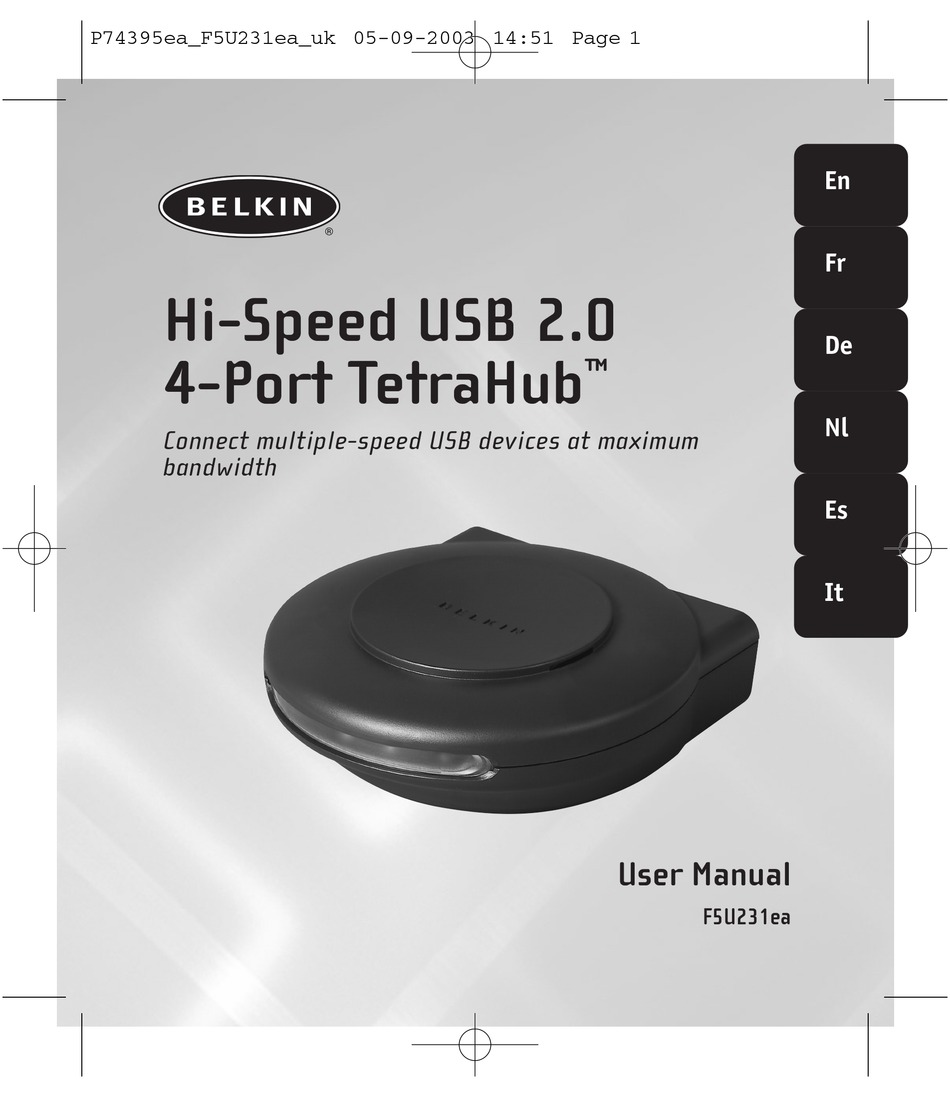 Belkin Hi-Speed USB 2.0 TetraHub 