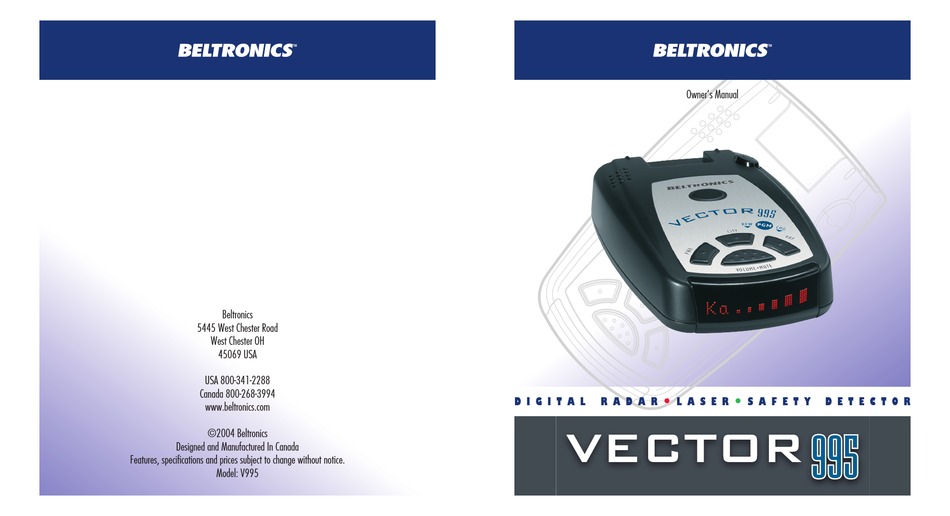 beltronics vector fx pro