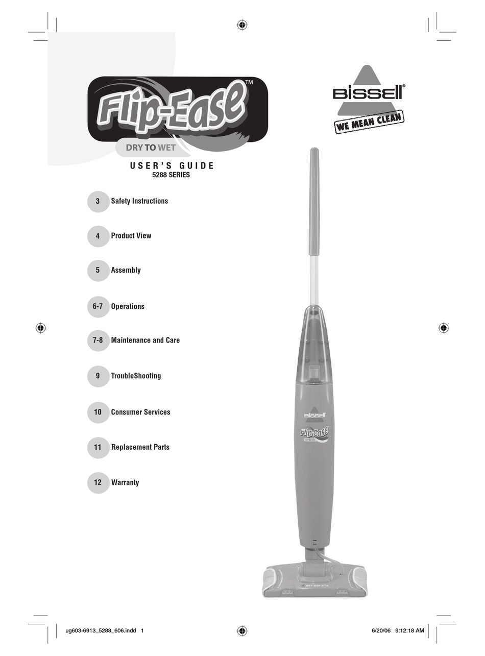 BISSELL 5288 USER MANUAL Pdf Download | ManualsLib