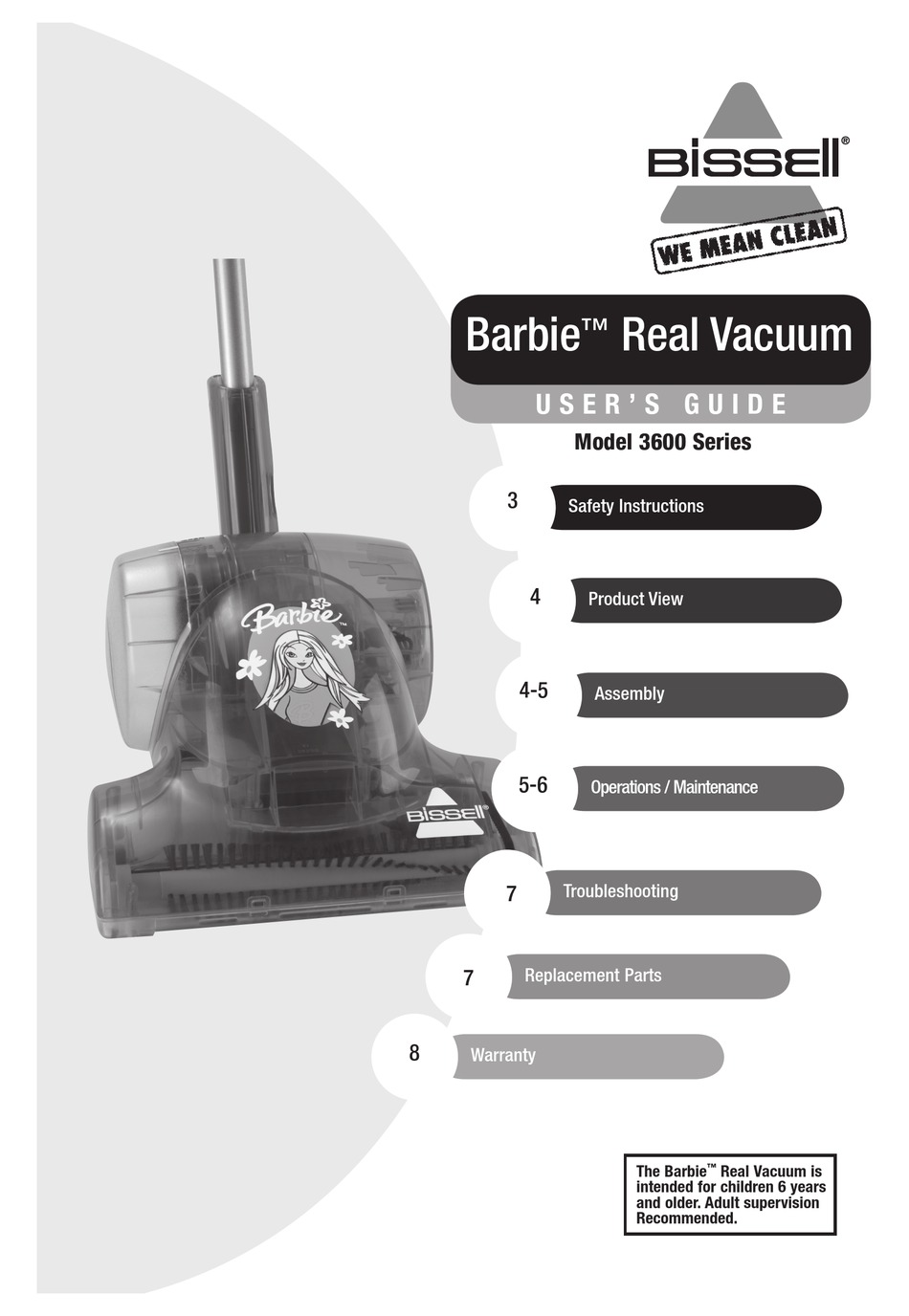 BISSELL REAL VACUUM USER MANUAL Pdf Download ManualsLib