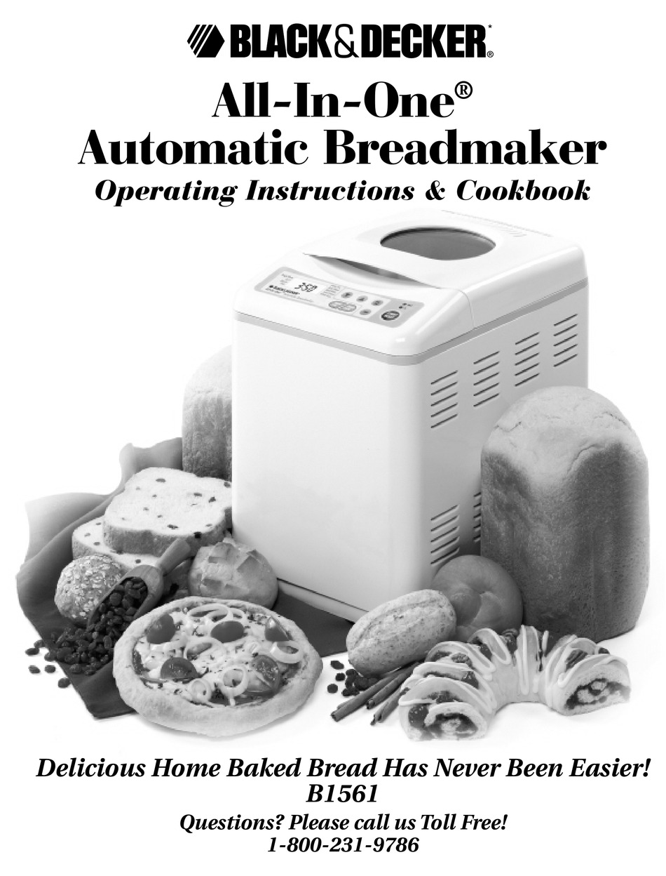  B&D All-In-One Deluxe Automatic 2 Lb Breadmaker B1620 Bread  Machine: Home & Kitchen