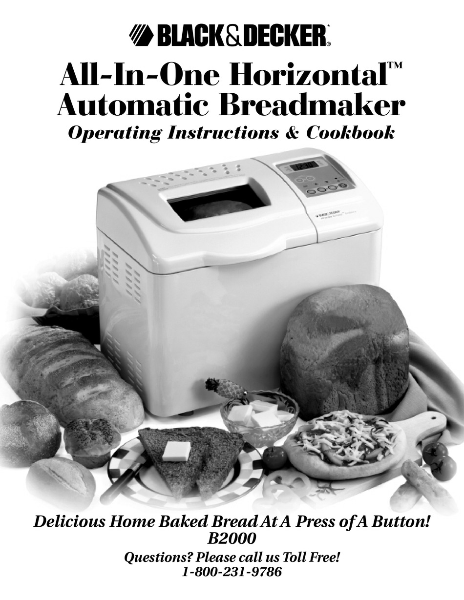 Black & Decker All-In-One Bread Machine B2300 