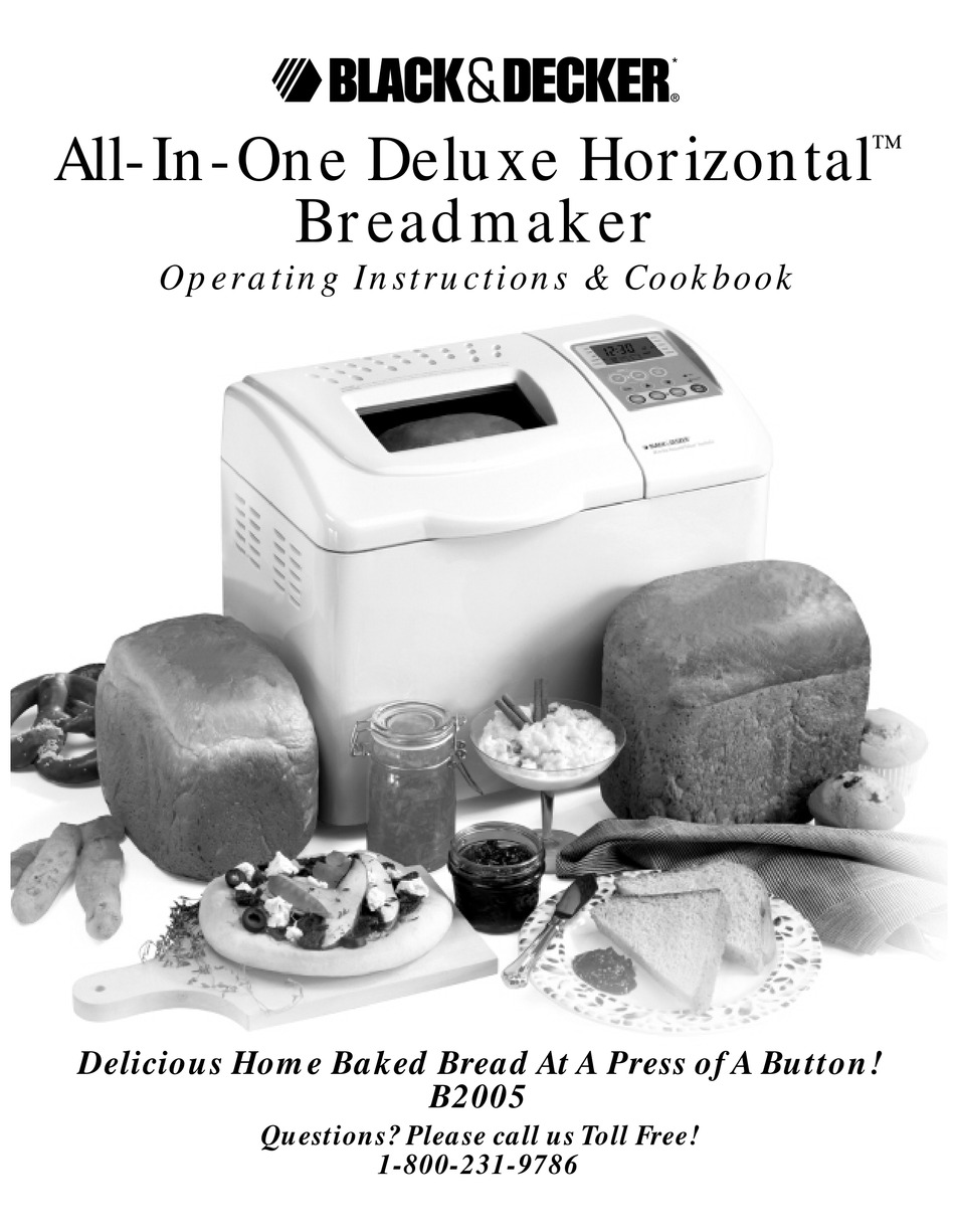 Black & Decker All-In-One Deluxe Automatic Breadmaker (B1600)