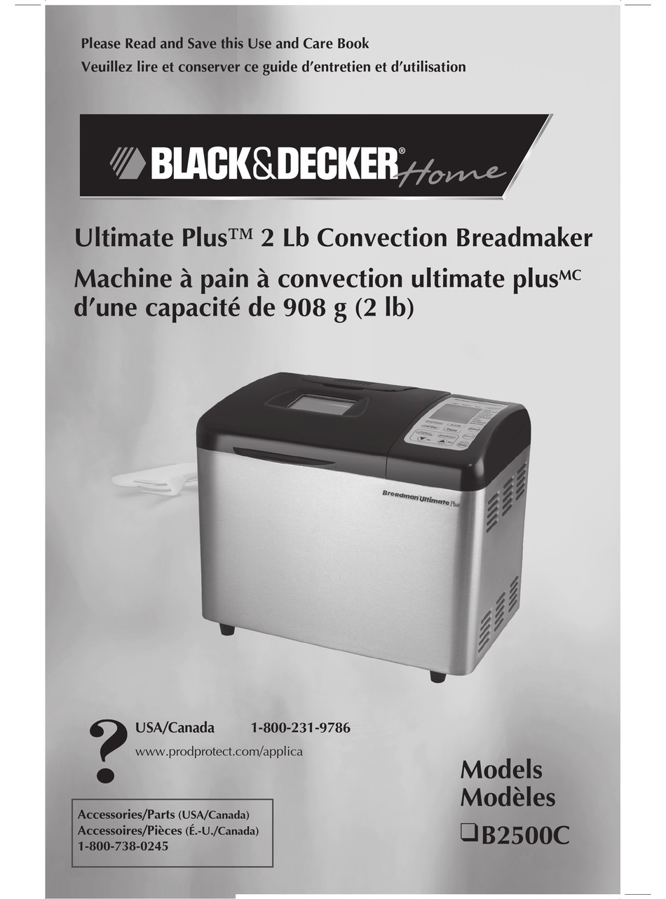 Recette Machine À Pain Black And Decker B2300