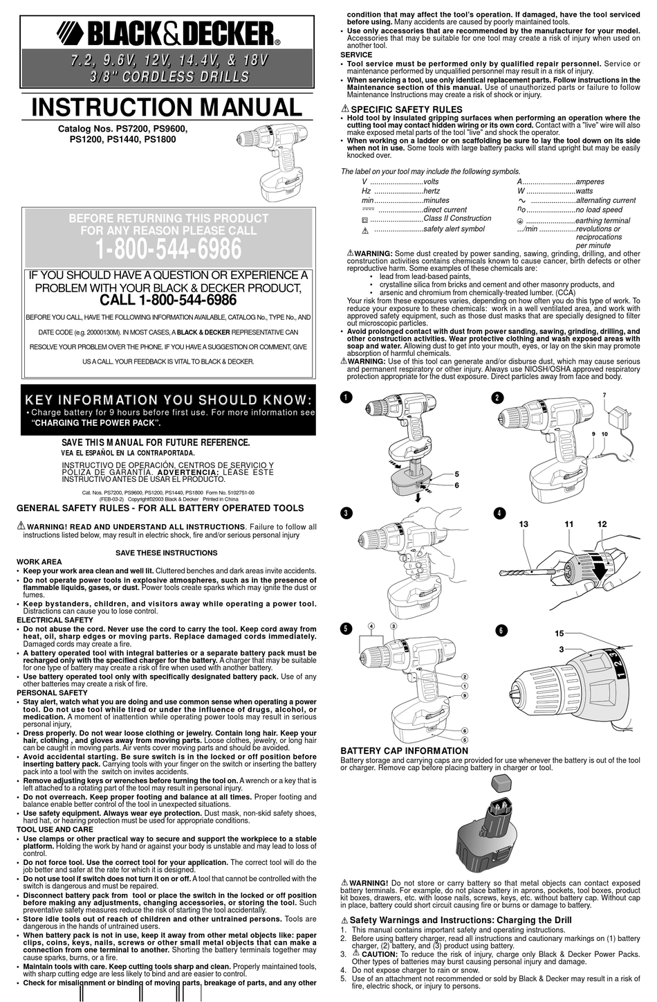 BLACK & DECKER SMART BATTERY CHARGER USER MANUAL Pdf Download