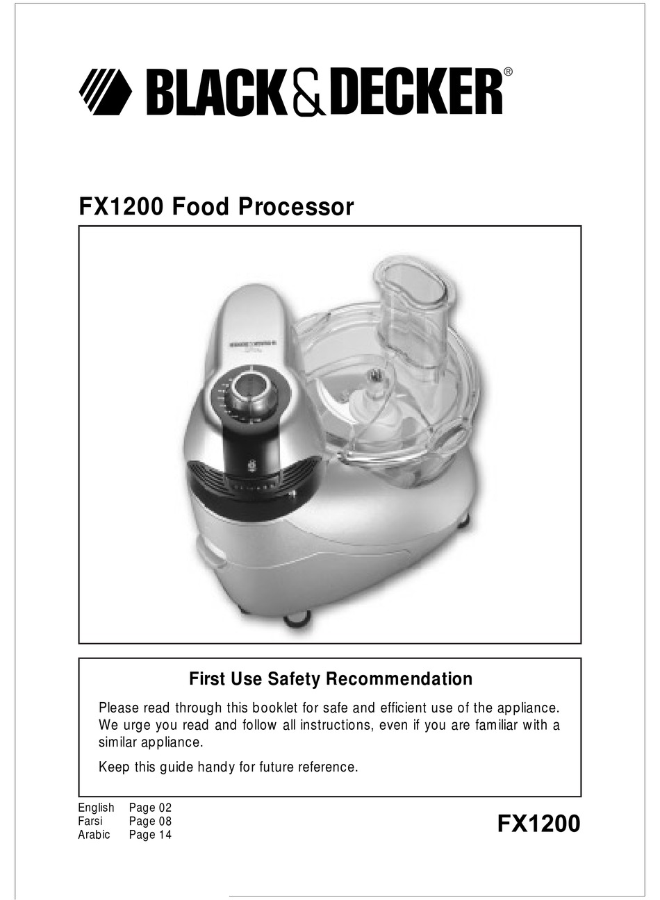 Black & Decker Manual Food Processors