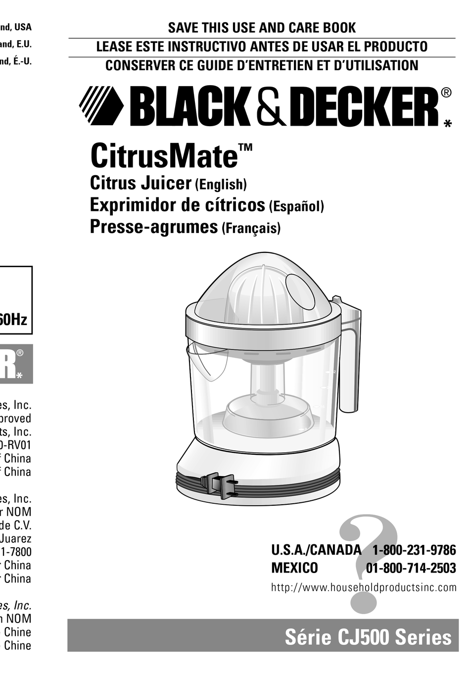 BLACK & DECKER JE400 USER MANUAL Pdf Download