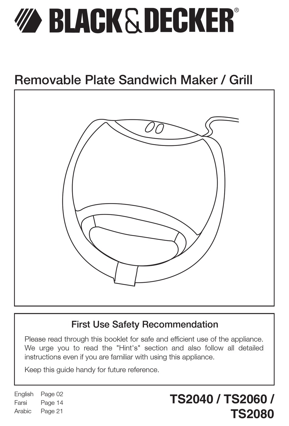 Black Decker Ts2040 Instruction Manual Pdf Download Manualslib
