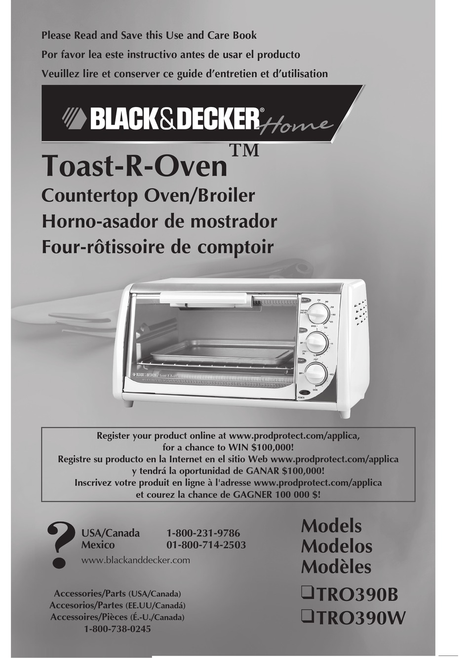 User manual Black & Decker TRO420 (English - 17 pages)