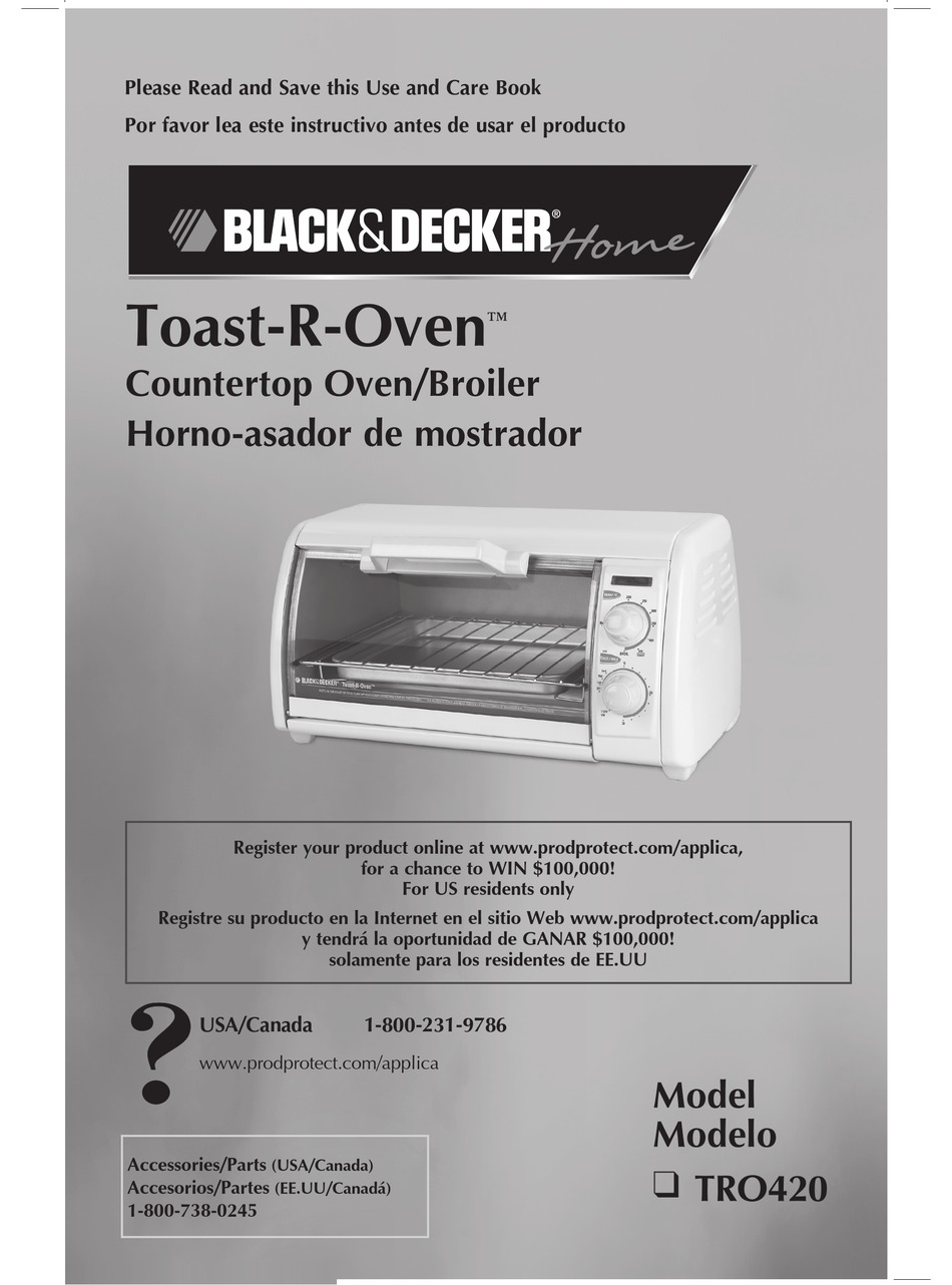 black and decker space saver toaster tro 355 parts