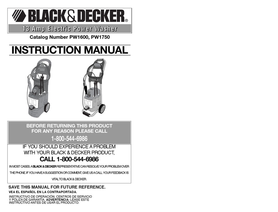 BLACK & DECKER 598667-00 INSTRUCTION MANUAL Pdf Download | ManualsLib
