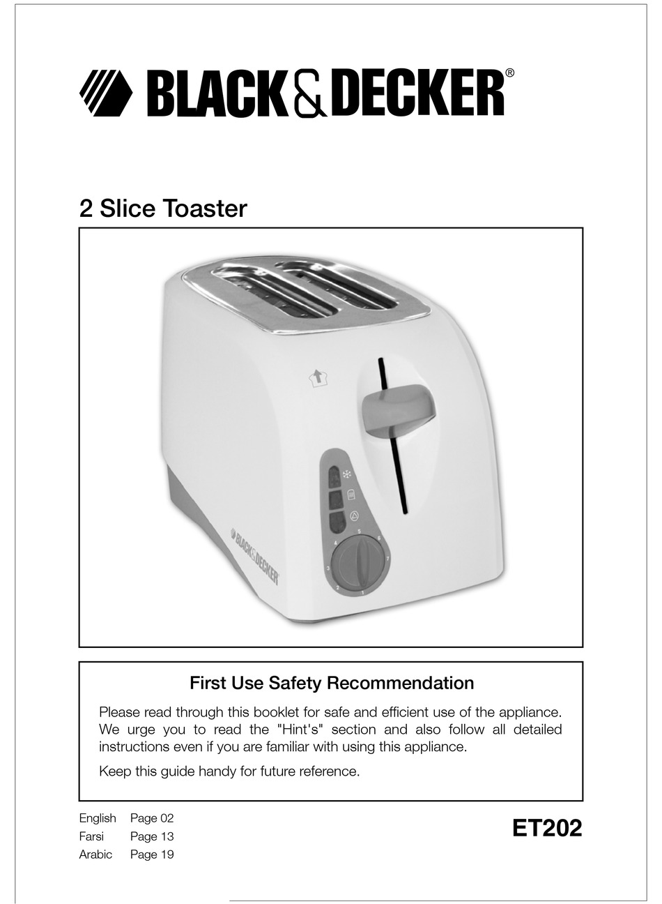 Black Decker Et2 User Manual Pdf Download Manualslib