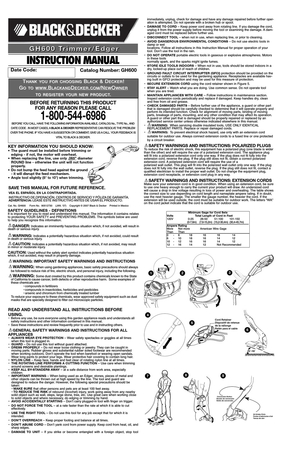 BLACK & DECKER 90512730 INSTRUCTION MANUAL Pdf Download | ManualsLib