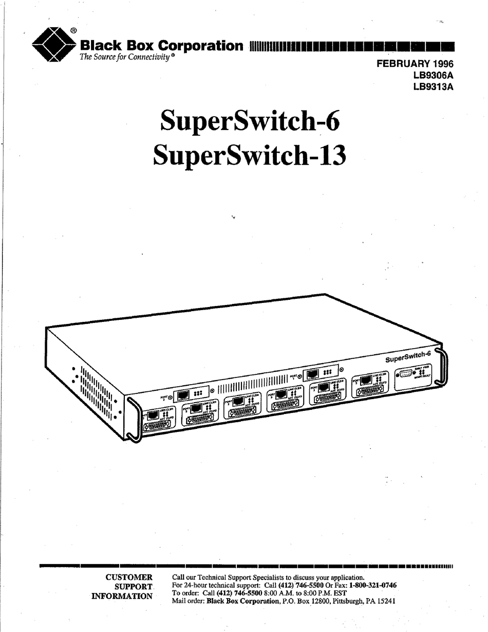 black-box-lb9306a-user-manual-pdf-download-manualslib