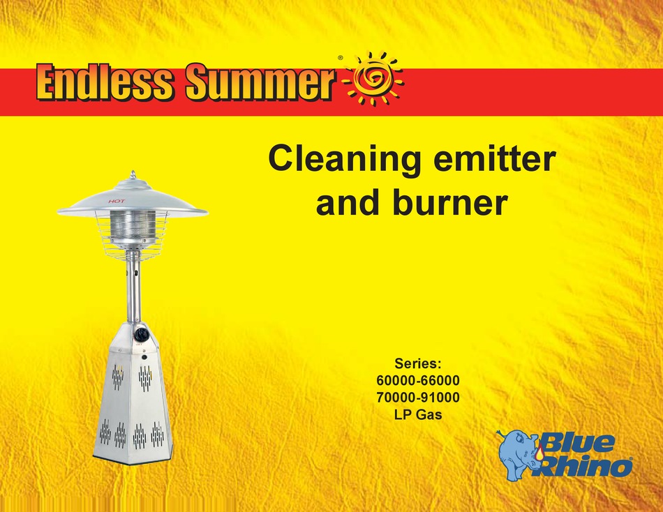 BLUE RHINO ENDLESS SUMMER 60000 SERIES CLEANING MANUAL Pdf Download