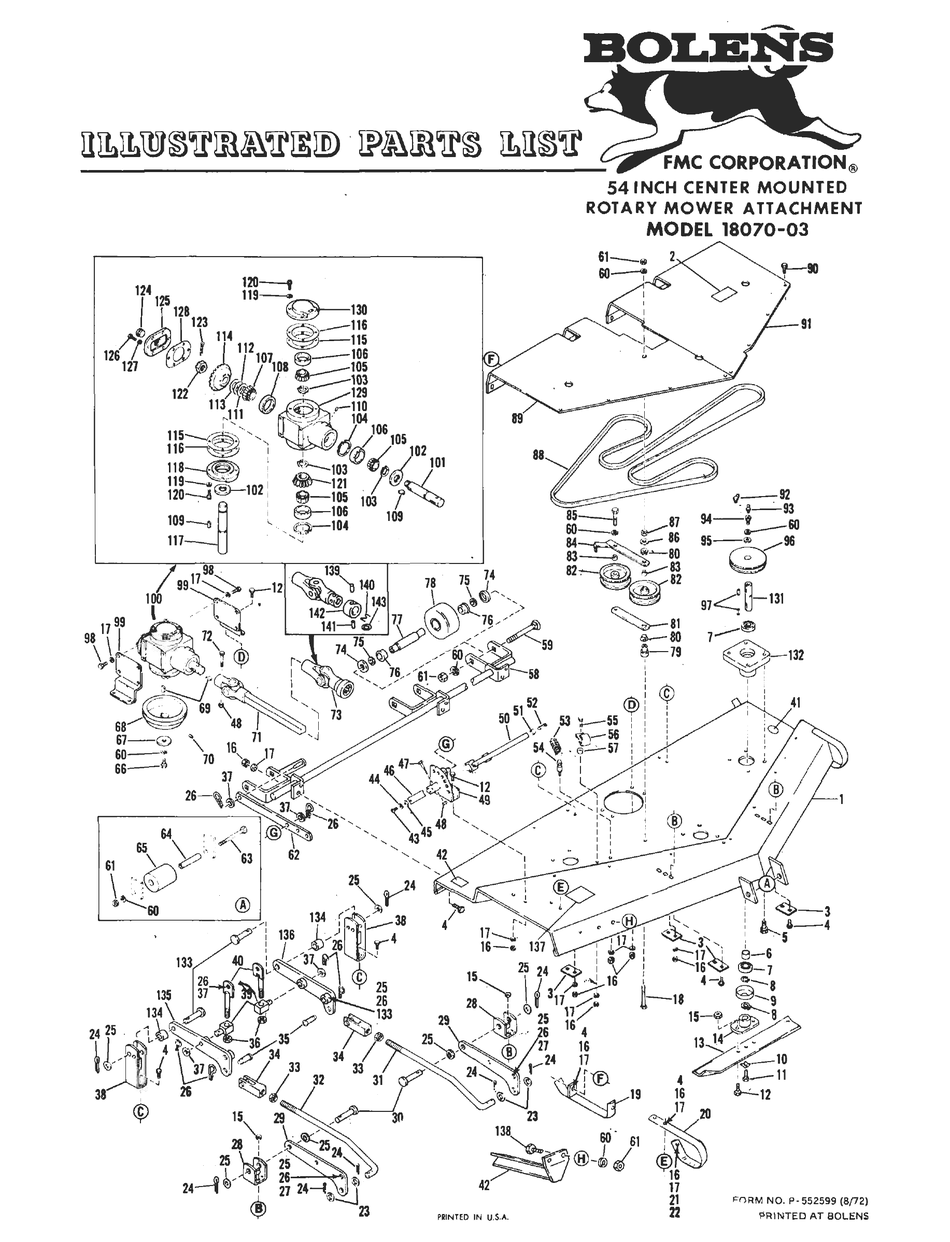 Bolens Illustrated Parts List Pdf Download Manualslib