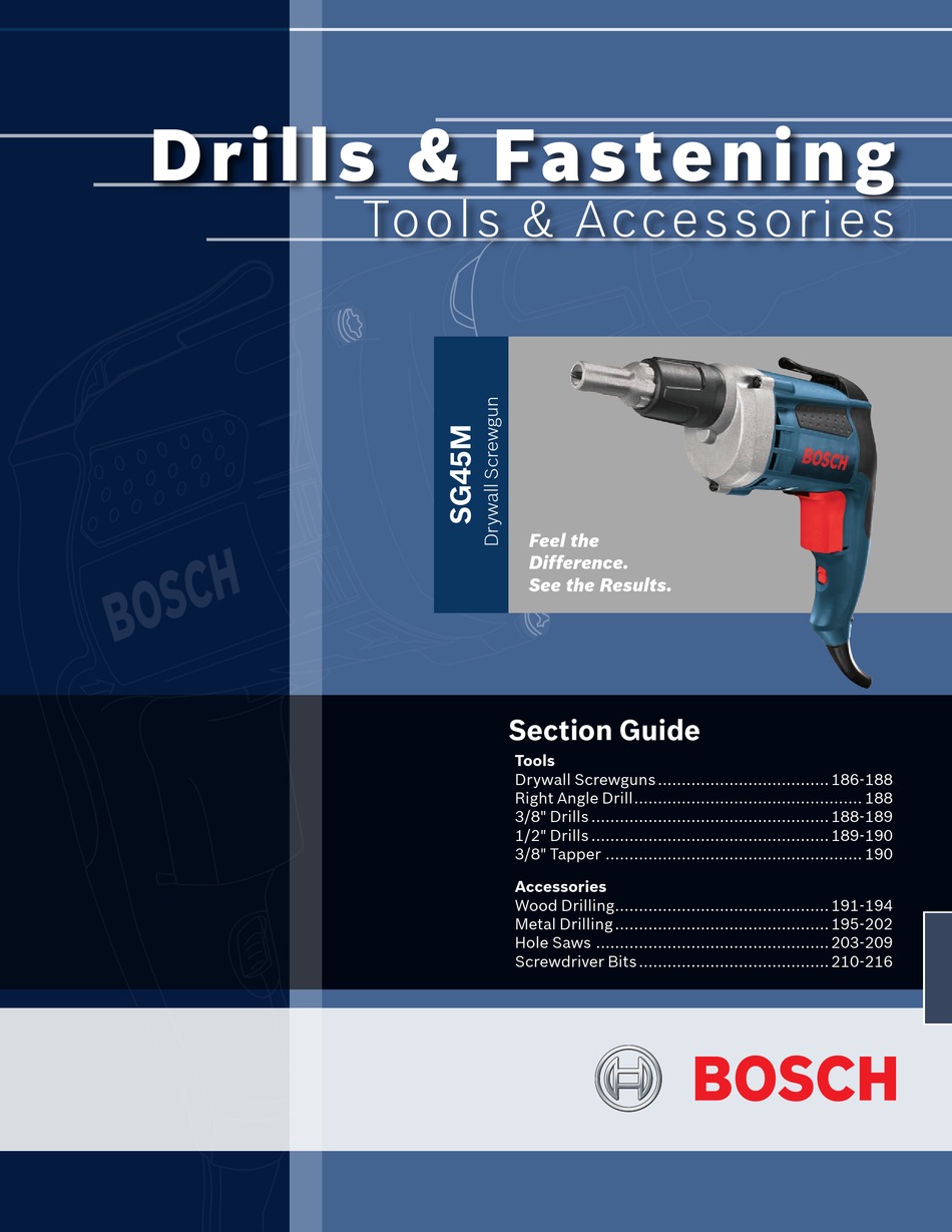 BOSCH SG45M SECTION MANUAL Pdf Download ManualsLib