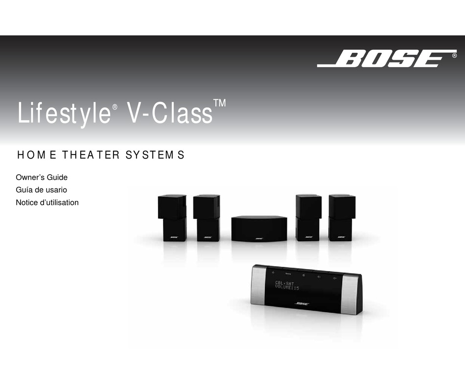 BOSE LIFESTYLE V30 OWNER'S MANUAL Pdf Download ManualsLib