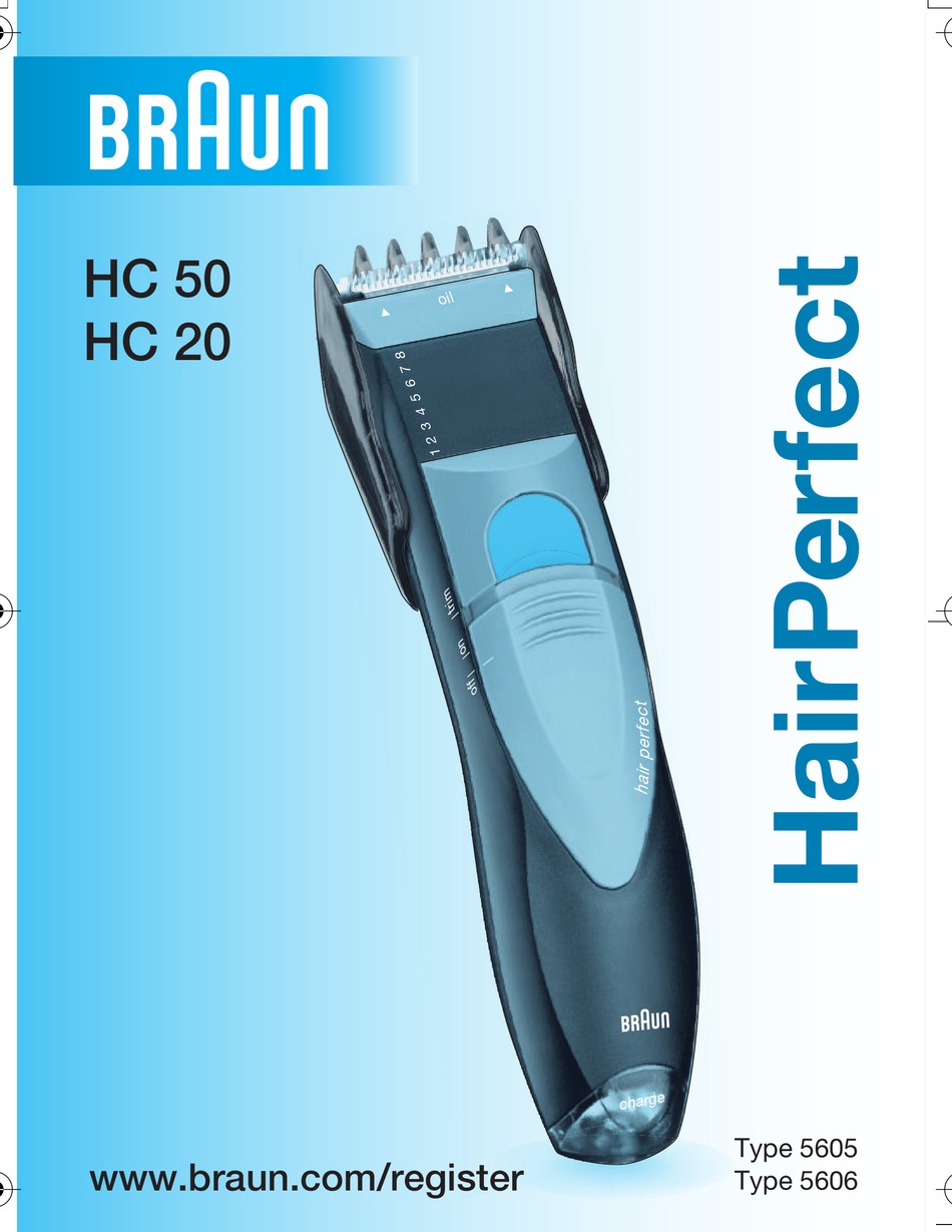 Braun Hc User Manual Pdf Download Manualslib