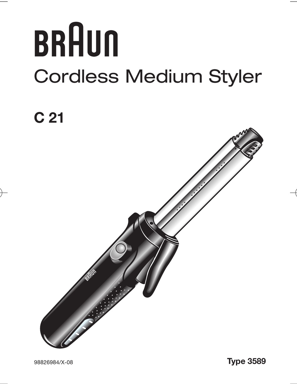 braun cordless styler