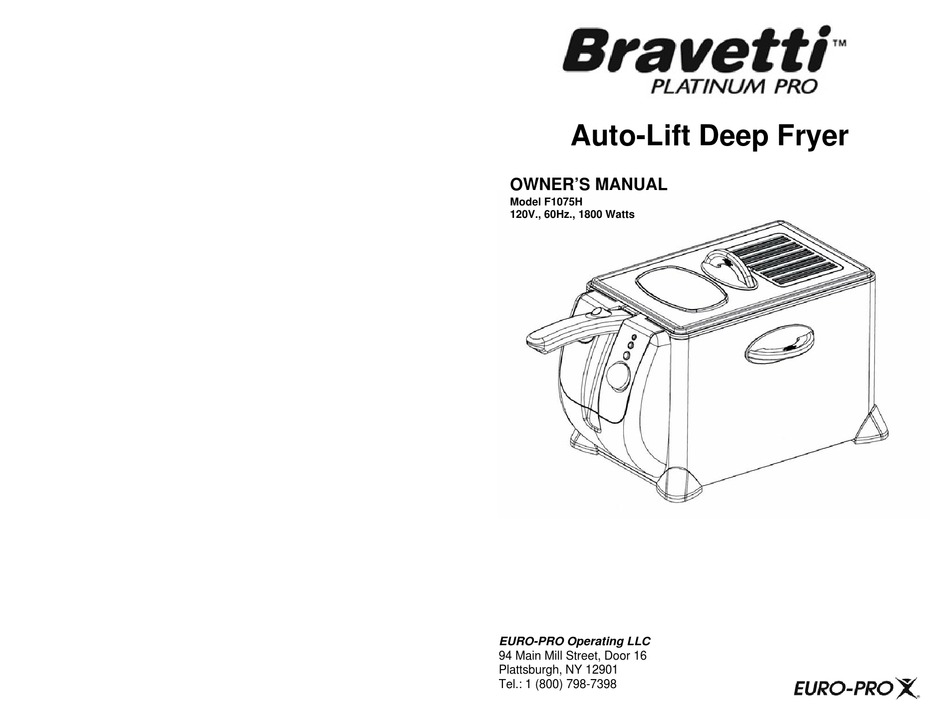 BRAVETTI F1075H OWNER'S MANUAL Pdf Download ManualsLib