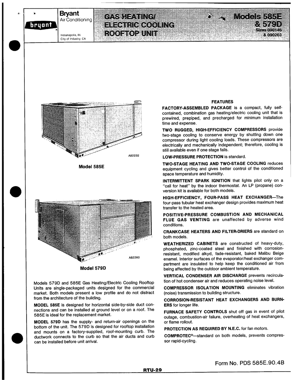 BRYANT 579D USER MANUAL Pdf Download | ManualsLib