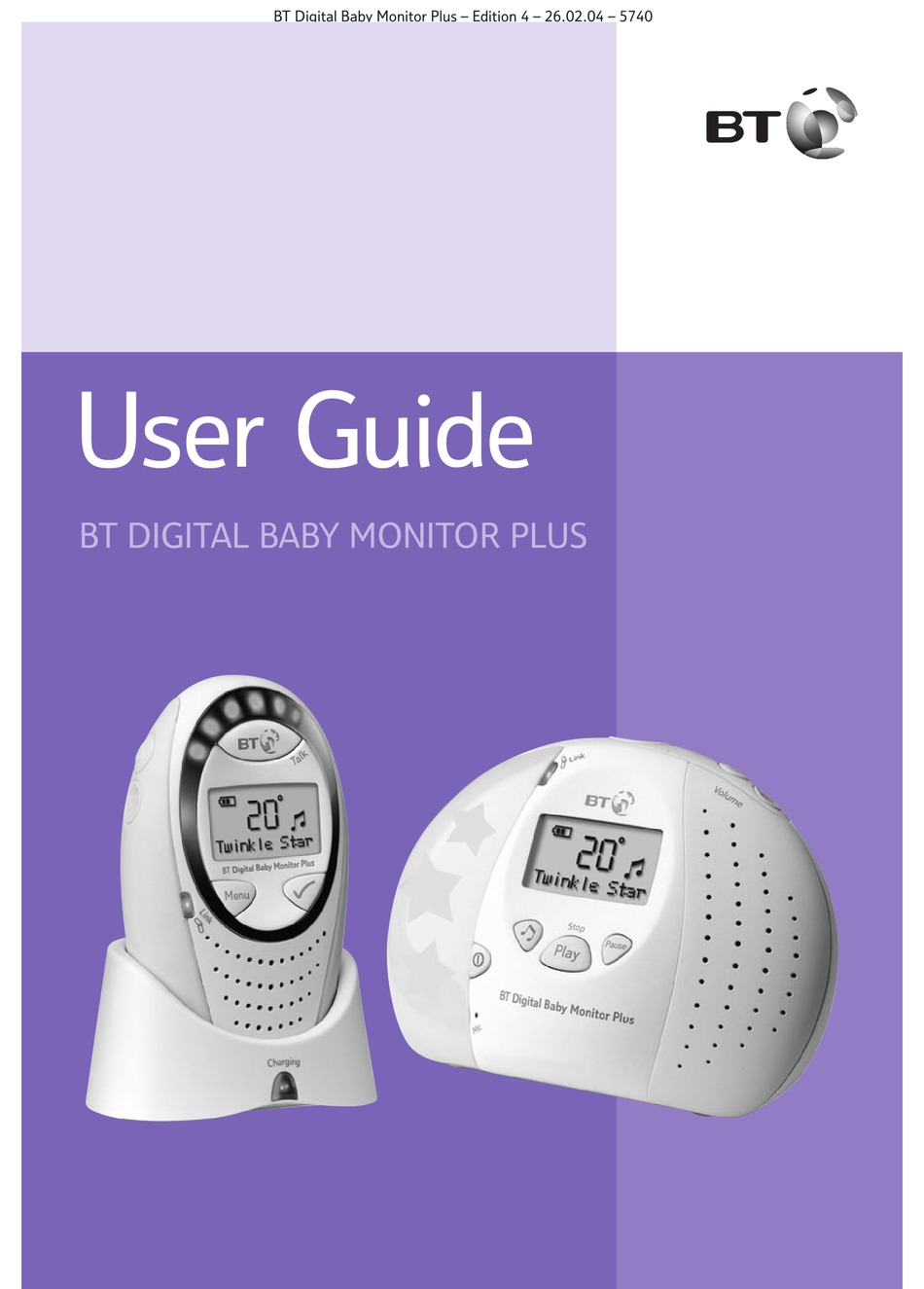 bt digital baby monitor 100
