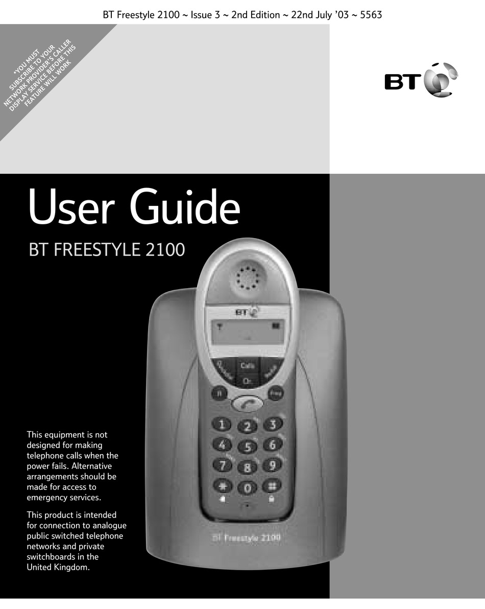 Bt 2100 User Manual Pdf Download Manualslib